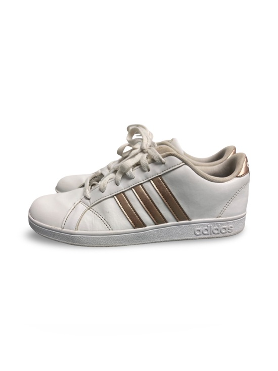 adidas Shoes - Adidas Neo Comfort Footbed Striped Sneakers Women’s 6 White